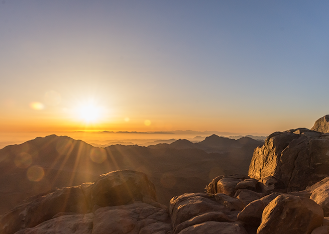 Гора Моисея или Гора Синай из Шарм-эль-Шейха